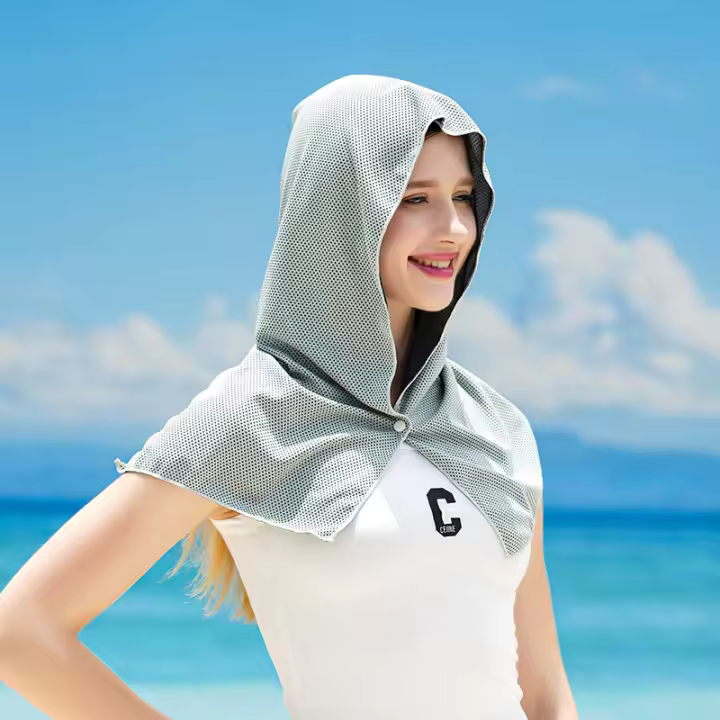 Sudadera De Enfriamiento Toalla Protección UV Y Secado Rápido Para Deportes Acampar Correr Senderismo Golf Entrenamientos - 1
