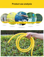 Bomba De Agua Para Jardín PVC De Alta Presión 1/2" Manguera Flexible Para Lavado De Coche Y Riego Con Rostrer Y Conectores De Latón - details 6