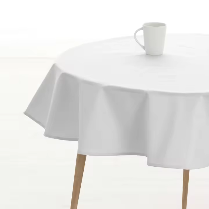 Mantel Redondo BL Belum Resinado Antimanchas para Mesas de 100-180cm - 1
