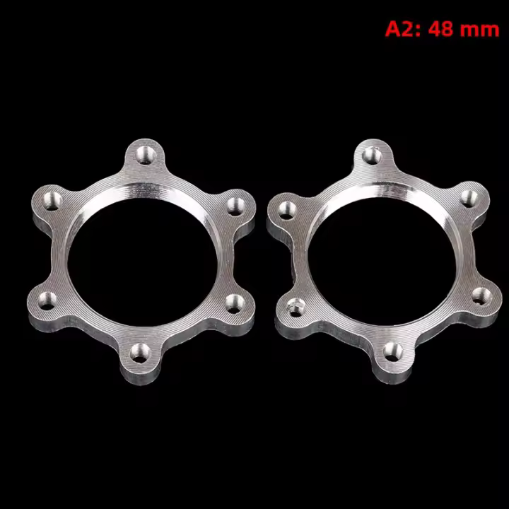 2PCS Adaptador De Disco De Freno De Bicicleta Hub Threaded Flange Rotor De Disco 44/48mm Herramienta De Reparación De Bicicleta - 1