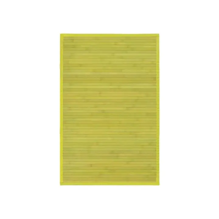 Dcasa Alfombra pasillera de bambú verde 60 x 90 cm - 1