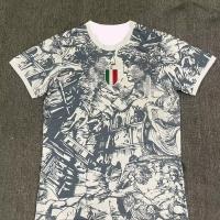 Camiseta De Entrenamiento De Fútbol Italiano 3D Impreso Casual Secado Rápido Transpirable Slim Nuevo Cómodo De Manga Corta Para Hombres - details 1