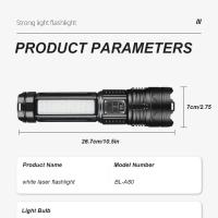 Linterna LED Potente 1000W Recargable Tipo-C 15000mah Para Camping Lanterna De Zoom 9000M Con Salida De Luz De Punto Fijo Resistente Al Agua Y Choque - details 23