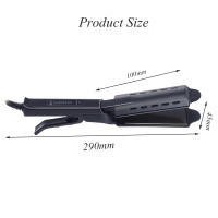 Plancha Para El Cabello PTC Calentamiento 4 Grados De Temperatura Hierro Plano Secado/Desechado Doble Uso Rizador De Cabello - details 6