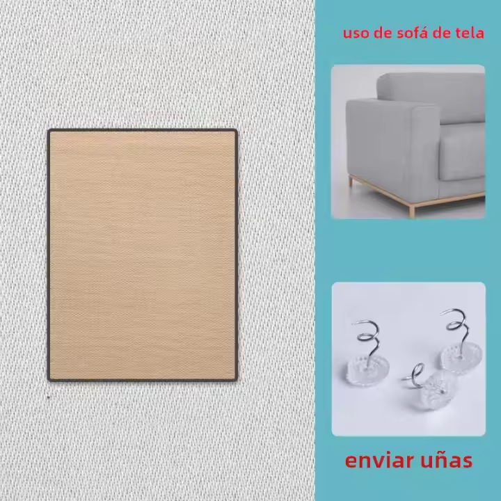 Alfombra De Rasguño Para Gatos De Bambú Resistente Al Desgaste Protectora Para Sofá Y Pared Masa De Un Solo Nivel Para Descanso Y Juguete - 1