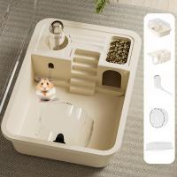 Jaula Para Hamster Multifuncional Con Ventilación Superior Abreable Hogar Fácil De Limpiar Para Rata Cocheona Conejo Ratón Erizo De Espina - details 11