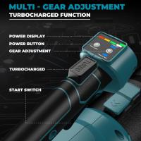 Soplador de aire eléctrico de alta potencia, 2 modos de velocidad para batería Makita de 18V, soplador de hojas/polvo inalámbrico de mano, herramientas de jardín - details 3