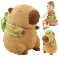 EasySpeed Peluche de Capybara, Peluche de Capibara para niños, Carpincho con Mochila de Tortuga, Peluche de Kapibara de Regalo para niñas y niños (27 cm, 37cm, 55cm) - details 2