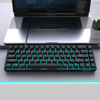 Teclado Mecánico De Juegos HXSJ V800 65% Mini Con Switches Azul/rojo Intercambiables Y Teclas ABS Doble-shot Iluminación Multi-color Modos De Iluminación Diferentes - details 12