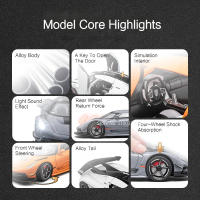 Coche De Juguetes De Metal Jesko a Escala 1/22 Modelo Diecast Con Función De Retroceso Puertas Abreables Para Niños Regalos Para El Día De Los Niños - details 1