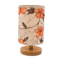 Lámpara De Escritorio Con Diseño De Tela Naranja Y USB Para Iluminación Decorativa En Dormitorios Y Salones. Fuente De Luz: DC 5V. - details 4