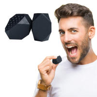 Entrenador De Mandíbula 2pcs 50/60Lbs Redefine Jawline Trainer Elimina Double Chin Facial Chew Bite Muscular Anti-stress Equipo De Fitness Para El Rostro Material De Silicona - details 0