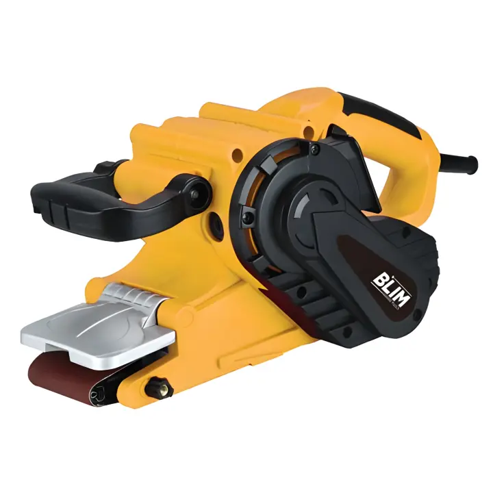 Blim Lijadora de Banda 1010W - Velocidad Ajustable - Extracción de Polvo - Cubierta de Seguridad - 1