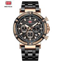 Reloj De Hombre MINI FOCUS Grande Resistente Al Agua Con Luminiscencia Y Calendario Acero Inoxidable Cuarzo Estilo Casual - details 5