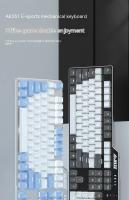 Teclado Mecánico AJAZZ AK35I 110 Teclas En Blanco Con Cable Para Gaming Y Uso En Computadora Y Portátil Compatible Con USB - details 0
