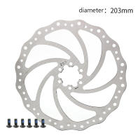 Disco De Freno De Bicicleta De Montaña Y Carretera 203mm/180mm/160mm/140mm Fijación Central Pads De Freno De Aluminio Para Piezas De Bicicleta - details 0