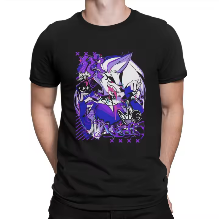 Camiseta H-Helluva Boss Loona Hip Hop Para Hombres Y Mujeres Casual Transpirable Ligera De Secado Rápido Estilo O-Neck - 1