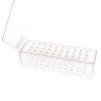 Estuche De Almacenamiento Para Brocas De Uñas Con 30 Orificios Transparente Protector De Polvo Para Accesorios De Uñas Acrílicas JCSYFAC - details 0