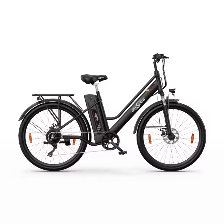 OT18-3 ONESPORT Bicicleta eléctrica estándar de la UE 26*2,35 pulgadas Neumáticos 250W Motor Ciudad eléctrica E-Bike 36V 14.4Ah Batería 25 km/h - 1