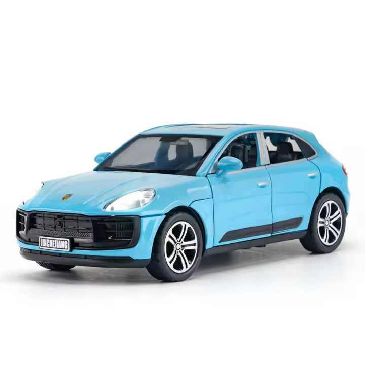 Modelo De Coche Macan T SUV a Escala 1:32 Con Luz Y Sonido Función Retroceso Juguete De Metal Duradero Para Coleccionistas Y Niños - 1
