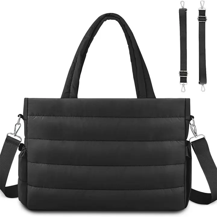 Bolso de mano, Bolso de biberones, Bolso plegable de gran capacidad, Bolso multiusos para pañales. - 1