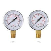 Medidor De Presión De Agua Para Filtro De Piscina 0~60psi 0~4bar Manómetro Hidráulico Con Tapa De Acero Inoxidable Y Escala Gruesa 1/4" NPT - details 0