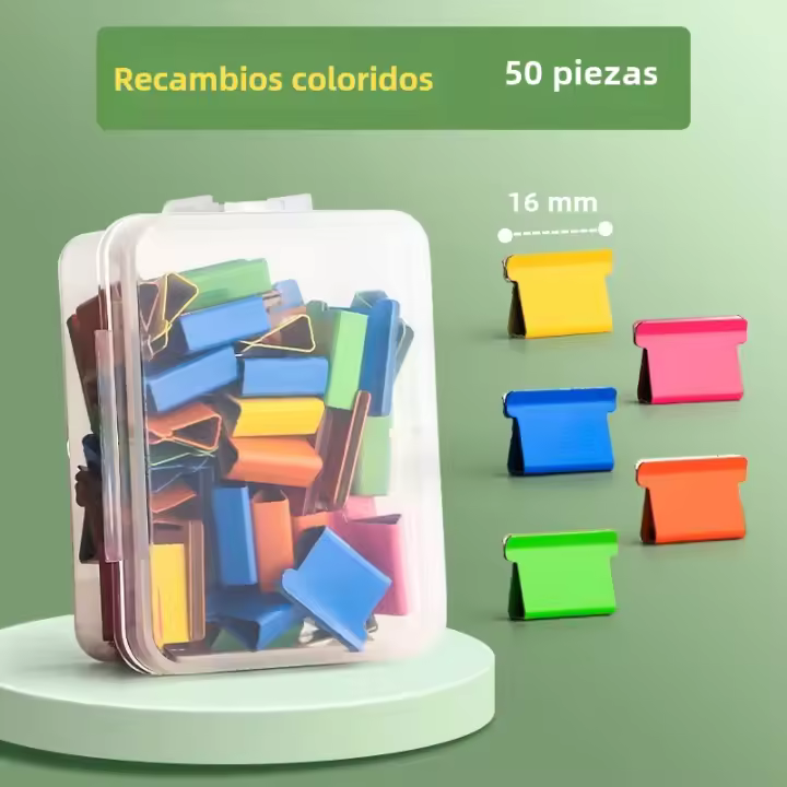 Mini Tijera De Papel Clip Reutilizable Sin Marcas Para Oficina Y Escuela Herramienta De Encuadernación Y Adhesivos Accesorios Para Documentos - 1