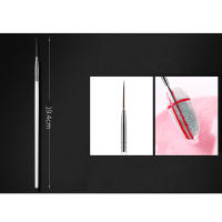 Set De 20 Pinceles De Uñas Ombre Para Pintura Y Dibujo Con Gel UV Herramientas De Diseño DIY Para Manicura Y Carving - details 6