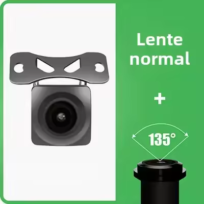 Cámara De Visión Trasera Para Coche 1080P AHD 170° Lente Esférica Negra Visión Nocturna Impermeable Universal Para Parkings De Automóviles - 1