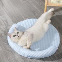 Colchoneta de frijol de hielo para gato, colchón frío con refrigeración, resistente a mordeduras y arañazos, cama para mascotas, adecuado para perros de tamaño mediano, Verano - details 3