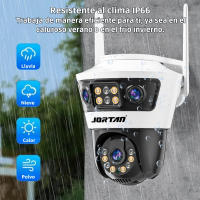 Cámara Vigilancia Inteligente de Seguridad WiFi Doble Lente 3MP con Seguimiento Automático, IA para Reconocimiento Humano, Vehículos y Mascotas, Audio Bidireccional, Almacenamiento en Nube y MicroSD 128GB, Compatible iOS/Android - details 0