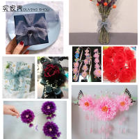 Cintas De Organza Blancas Transparentes Para Regalos Y Decoración De Navidad Y Bodas 12/15/20/25/40mm 50 Yardas - details 5