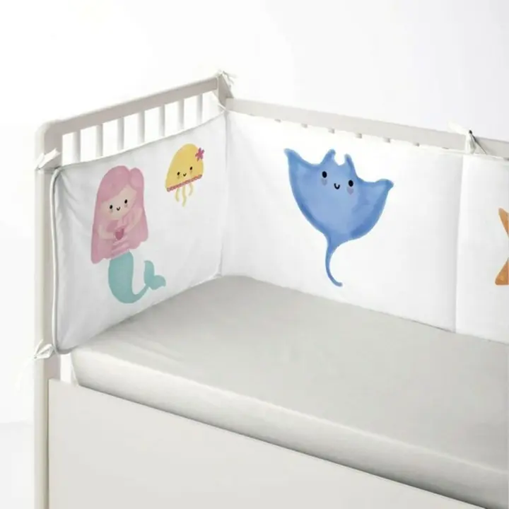 Protector de Cuna Cool Kids Mermaid (60 x 60 x 60 + 40 cm) - 1