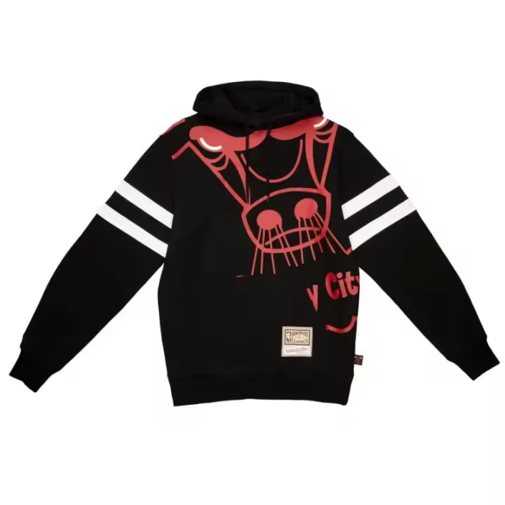 Sudadera Chicago Bulls "Big Face 2.0 Fleece Hoodie" Mitchell and Ness - 1
