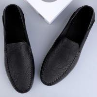 Zapatos Casuales Para Hombre De Cuero Legítimo Lujo Italiano Mocasines Hechos a Mano Transpirables Botines Slip-On Talla Grande - details 23