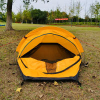 Carpa De Camping Para Un Solo Usuaria Carpa De Montaña Rusa Ligera Con Saco De Dormir Carpa De Un Habitáculo De Viaje - details 13