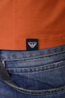 Armani Jeans AJ Algodón Hombre Naranja camiseta 6Y6T236J00Z 1665 - details 5
