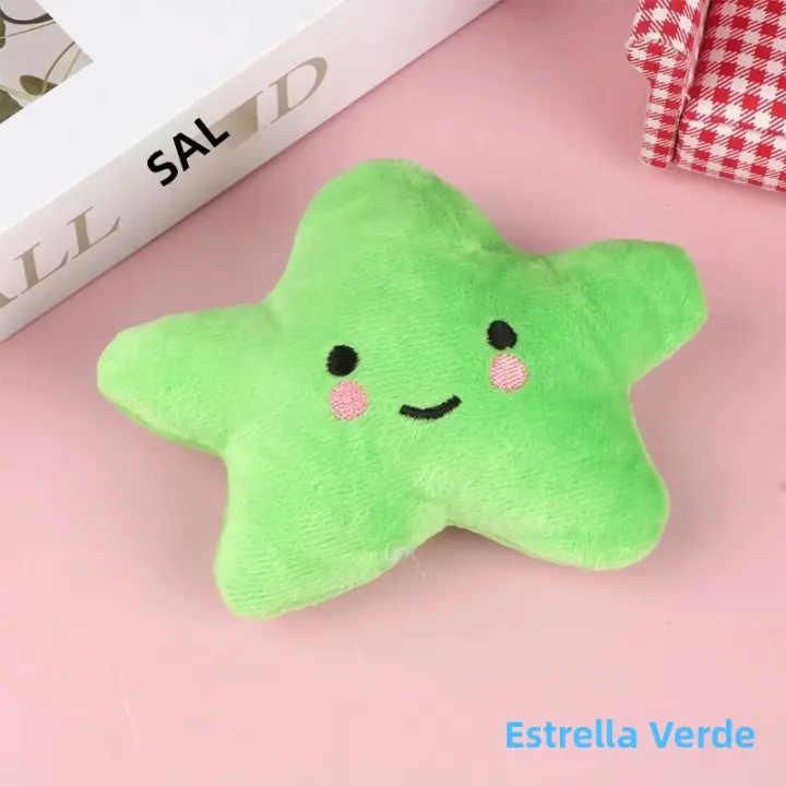 Juguete De Peluche Suave En Forma De Estrella Y Nube Para Niños Y Niñas Regalo De Peluche Colorido Para Mascotas Y Niños - 1
