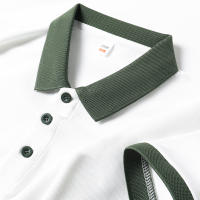 Camisa Polo Casual Para Hombres De Color Sólido Manga Corta Cómoda Para Verano Antideslizante Transpirable De Algodón Blends - details 4