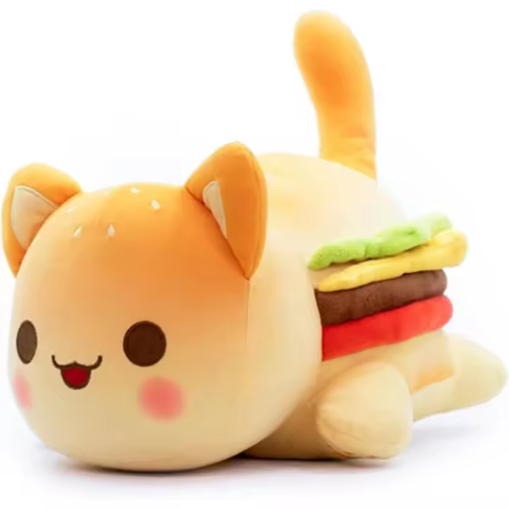 Juguete de peluche de gato, cojín de gato suave, almohada de peluche, peluche divertido, regalos de peluche de gatito suave - 1