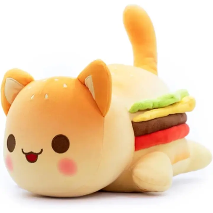 Juguete de peluche de gato, cojín de gato suave, almohada de peluche, peluche divertido, regalos de peluche de gatito suave - 1
