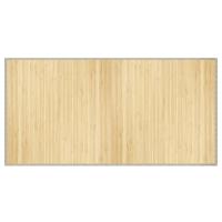 vidaXL Alfombra rectangular bambú 100x200 cm Color Negro,  Natural,  Marrón y mas Alfombras de área  Alfombra de Piso para Sala de Estar Dormitorio Habitación Salón - details 5