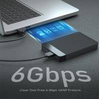 Carcasa Externa De Disco Duro USB 3.0 3.1 Para Notebook PC Adaptador Tipo C Micro Cable 2.5 Pulgadas SSD SATA Caja De Disco Externo - details 4