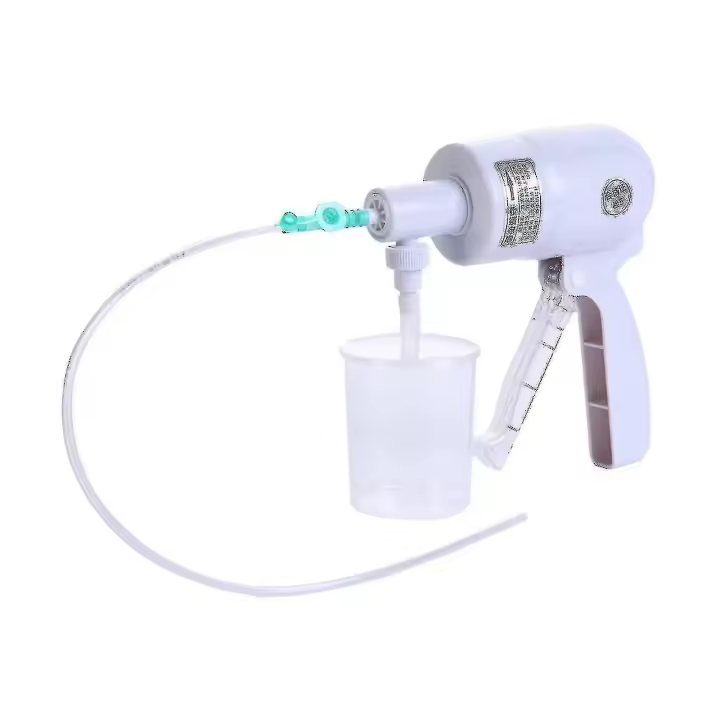 Hogar portátil esputo aspirador moco máquina de succión con manguera - 1