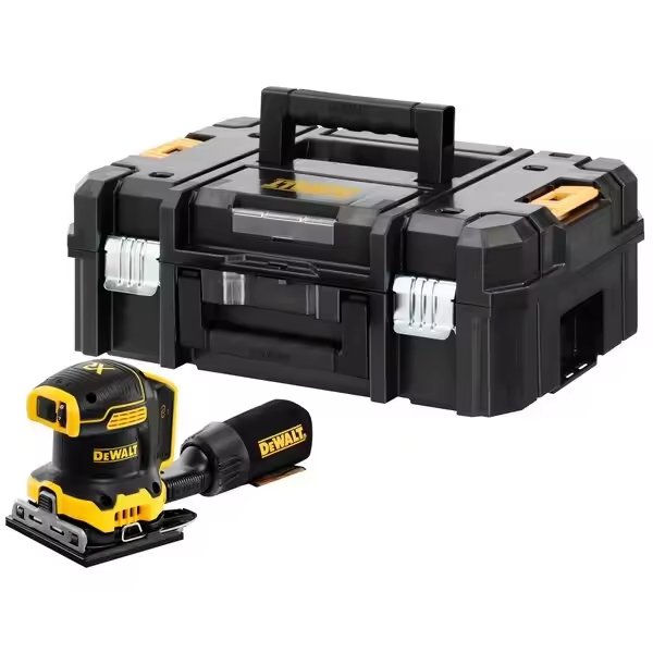 DeWALT DCW200NT-XJ lijadora portátil Lijadora de hoja 13500 OPM Negro, Amarillo - 1