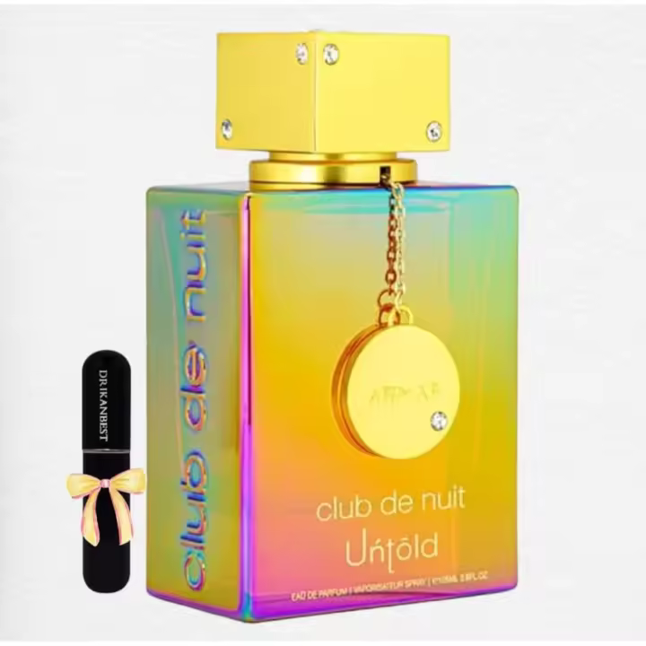 Perfume ARMAF Club De Nuit Untold Eau De Parfum 105ml(ORIGINAL)+ REGALO Atomizador 5ML DRIKANBEST Recargable - 1