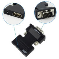 Adaptador De Conversión HDMI a VGA Compatible 1080P Con Jack De Audio De 3.5MM Para PC Escritorio Portátil a HDTV Proyector Video Audio - details 3
