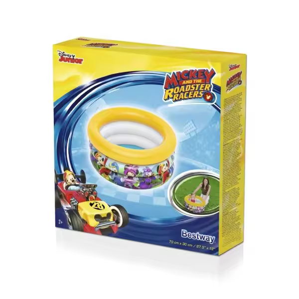 Mattel Piscina 3 Tubos Mickey 70x30 Cms Juguete de Agua y Juegos - 1