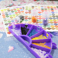 4pcs/set Etiquetas De Color Para Pintura Diamante DMC Organizador De Cajas De Almacenamiento Y Botellas Etiquetas De Mosaico De Perlas - details 15