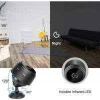 REMAKE Mini Sala para uso en interiores y exteriores, Cámara espía inalámbrica with WiFi HD 4K, resolución ajustable, Cámara de Vigilancia con Visión Nocturna Y - details 3